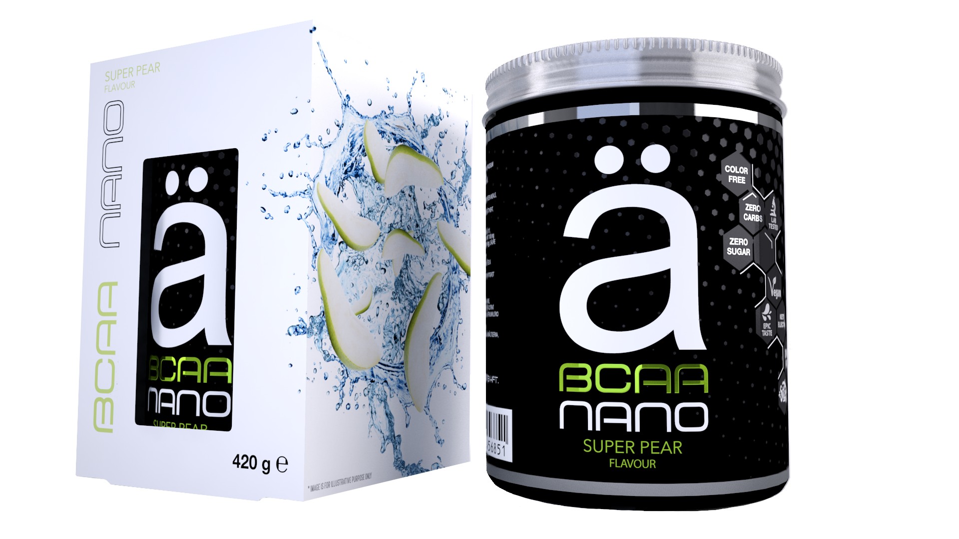 Protein-Projekt.de - NANO ä BCAA - 420g